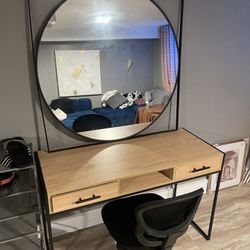 Brand New Desk Chair And Mirror 
