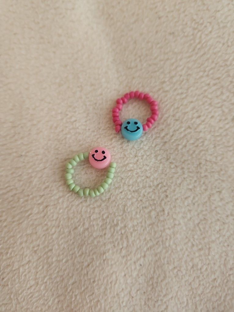 Smiley Face Rings