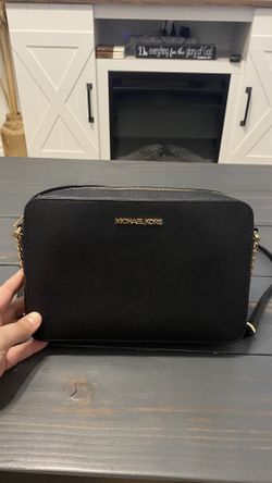 Side Bag Michael Kors Black Glitter Chain