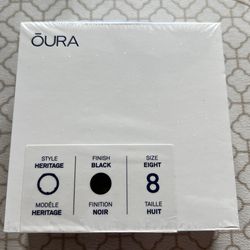 Oura Gen3 Heritage Black US8 Set