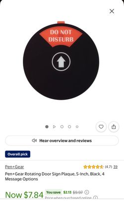 Do Not Disturb Rotating Door Sign