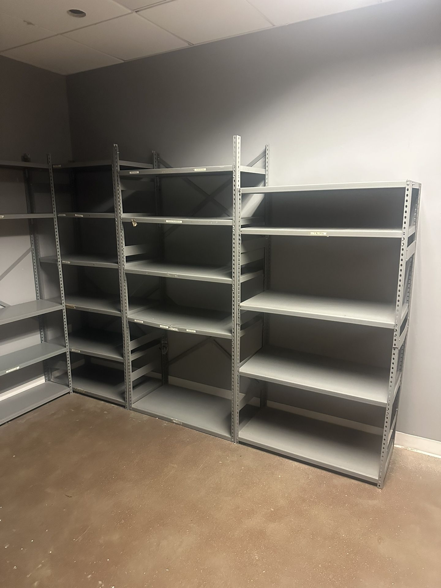 Industrial Metal Shelves