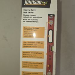   Johnson Level Aluminum 96-in 3 Vial Box beam level