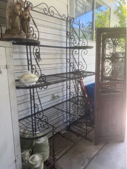Antique Iron Baker’s Rack
