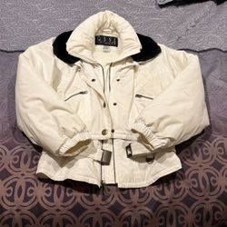 Ossi Vintage 90’s Skiwear Jacket With Faux Fur