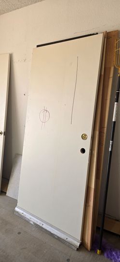 Garage man door fire like new