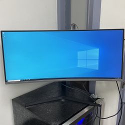 Samsung 34" Curved Monitor c34h890wgn   HDMI, DP, Type C ports