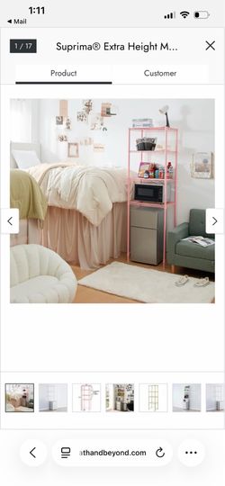 Pink Wire Shelving Unit - Dorm Room Storage - $100 OBO