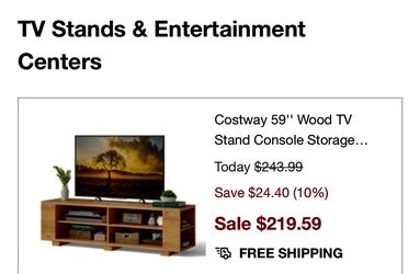 Entertainment Center New Still In Box