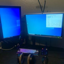 Gaming Pc and Monitors
