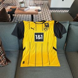 Puma BVB 09 Borussia Dortmund Yellow Black Soccer Jersey Size XL