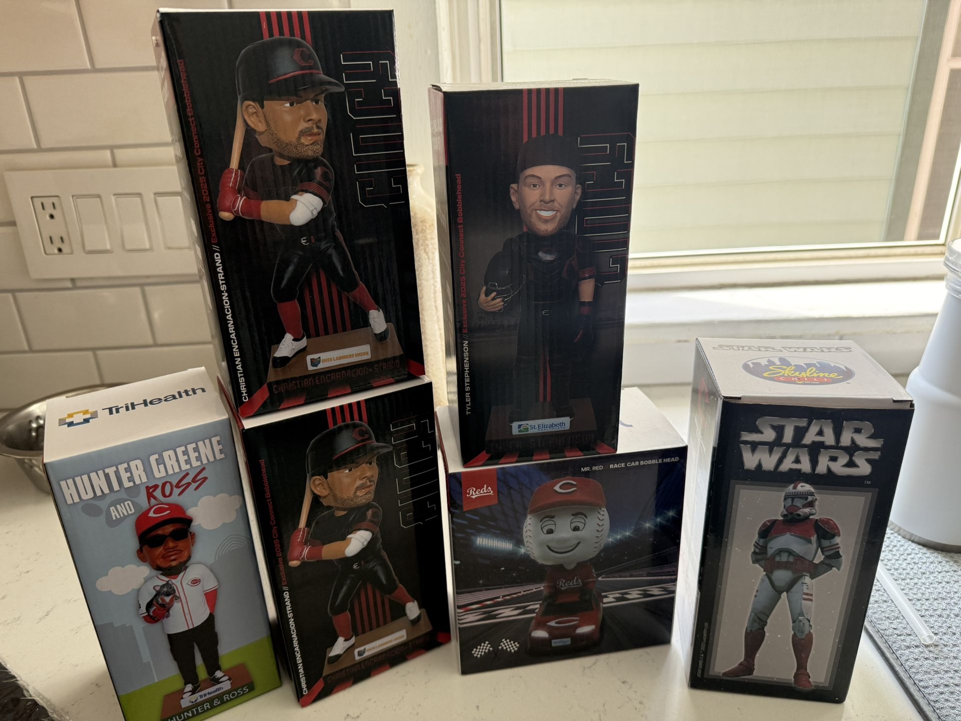 Cincinnati Reds Bobbleheads and Giveaways - Unopened