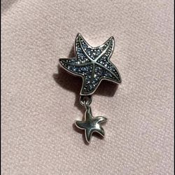 Star Fish Silver Charm S925