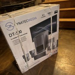Dynatec Media DT-500 Surround Sound System With Subwoofer 