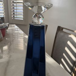 Modern Style Blue Candle Holder