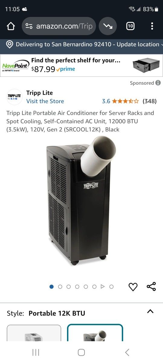 Tripplite Portable Ac/heater Unit