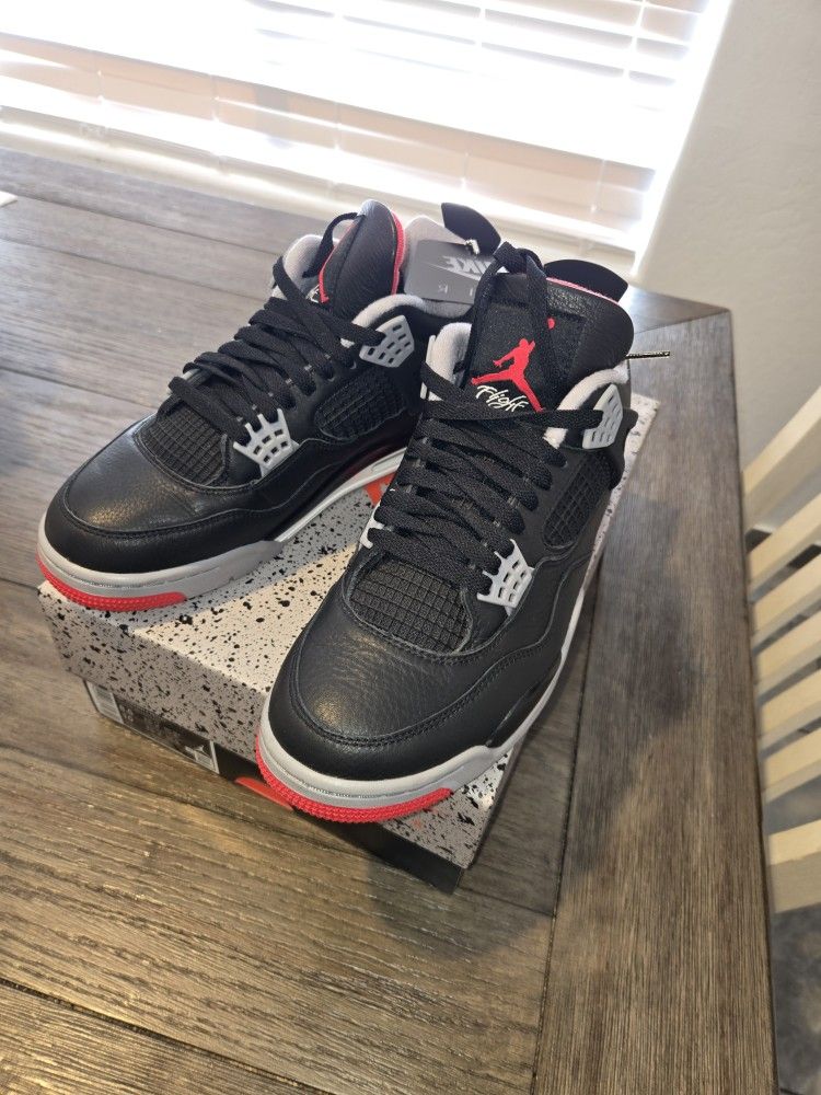 Jordans Retro 4 Bred Reimagined