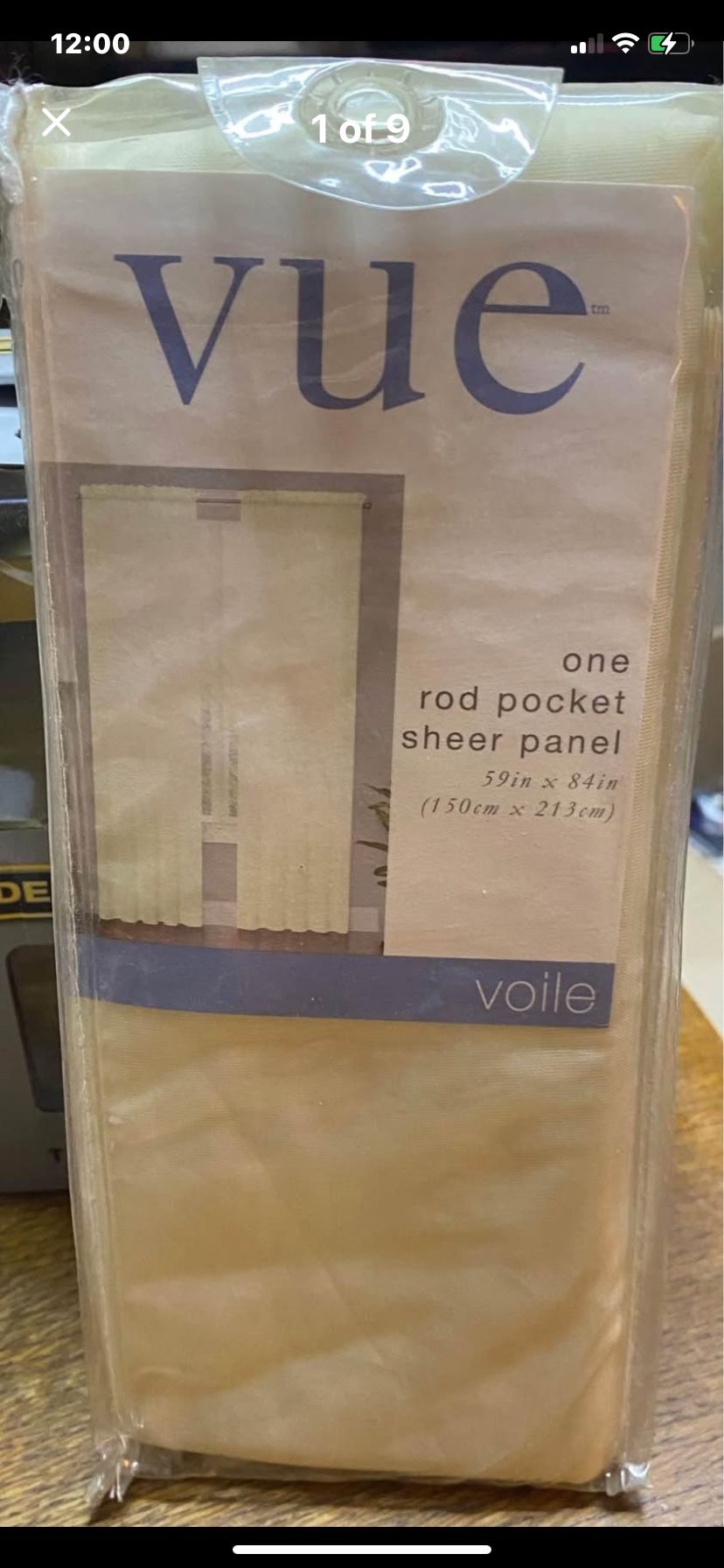 Brand New Sheer Curtain Panels