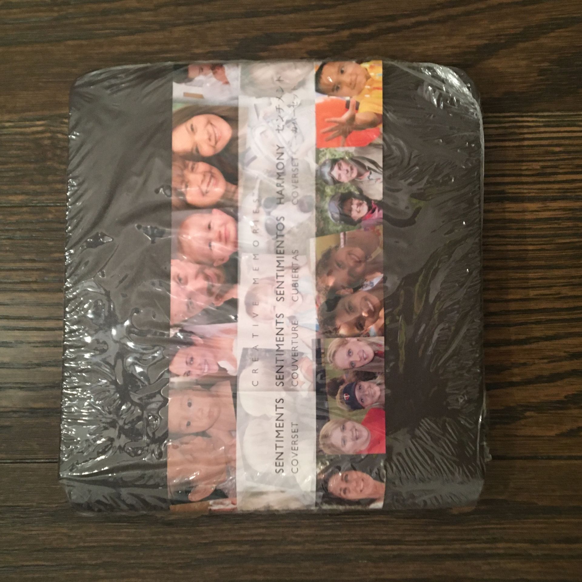 Creative Memories - Sentiments Coverset Brown NIP 7 x 7 Photo Album