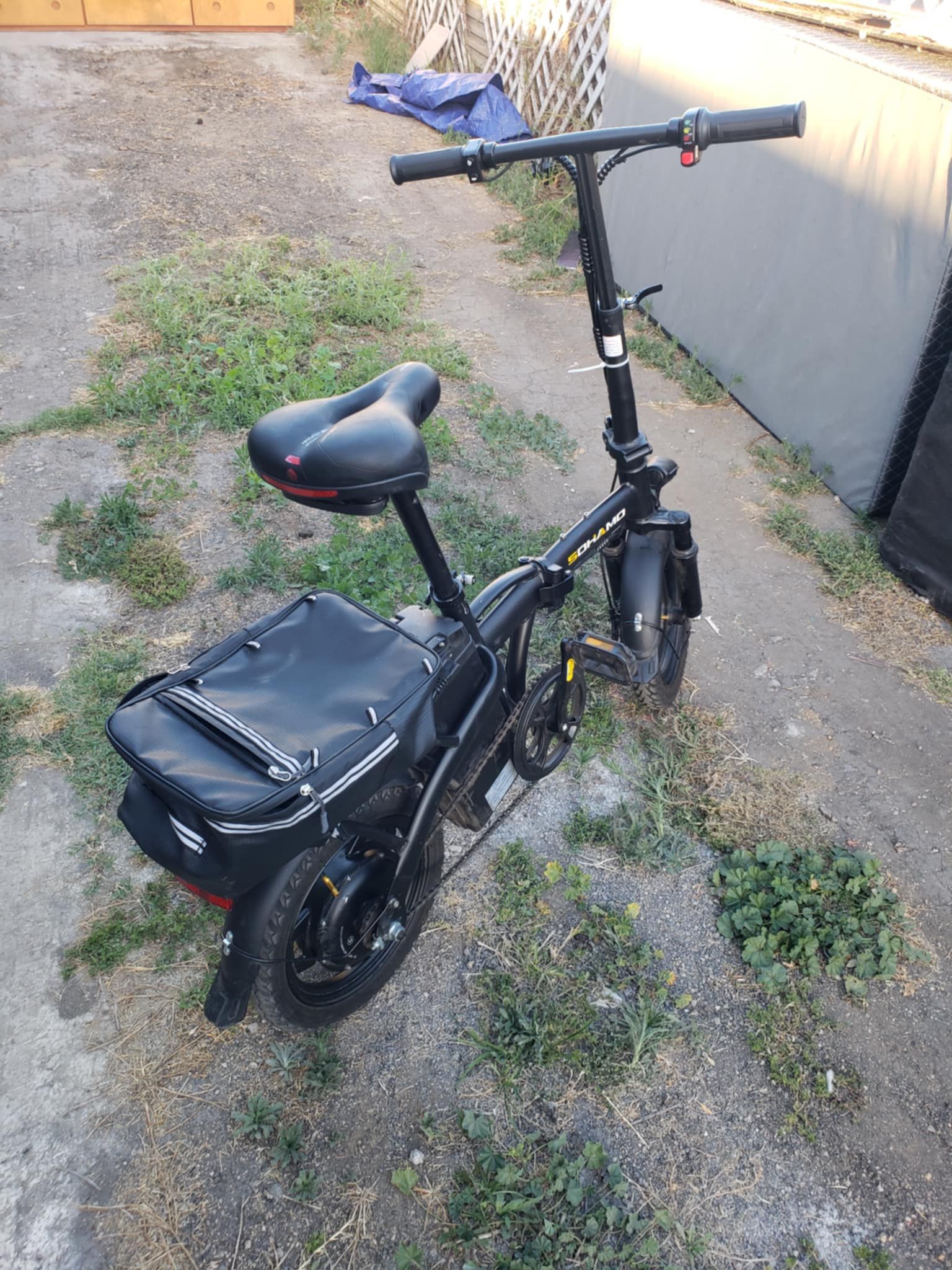 Folding bike $400! All work 100% electric bike ebike e-bike adult for 2 seat easy to carrying. Come with all you see $400!..in great condition bike eb