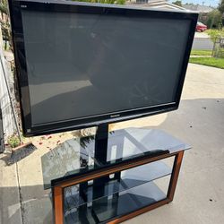 TV Stand Comes With A 48inch Tv And It Works Fine