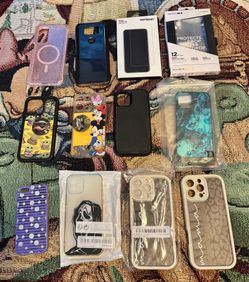 Assorted cell phone cases iPhone/Android
