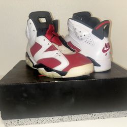 Jordan 6 Carmines Size 10 (bought From Goat)