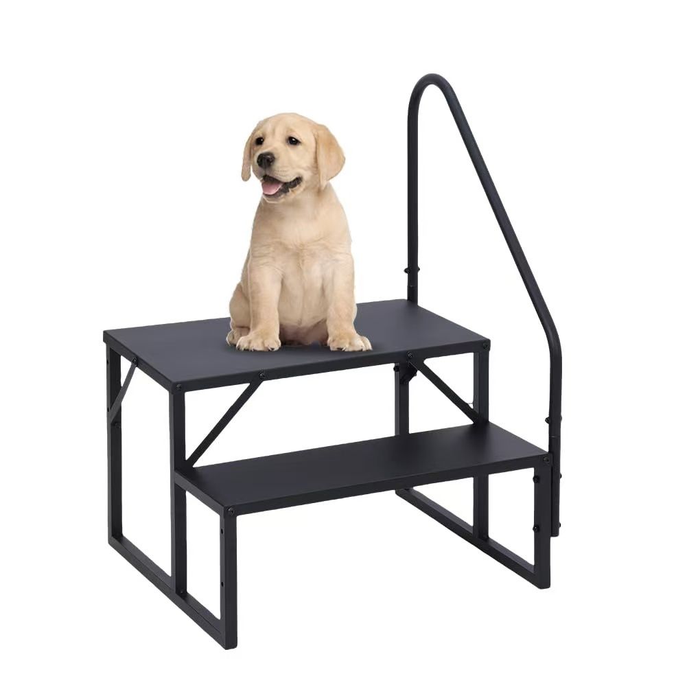  RV 2 Steps with Handrail, Hot Tub Steps Metal, Portable Stairs Steps for RV, Mobile Home Stairs, Ground-Pool for Indoor & Outdoor $60