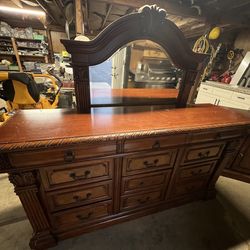 Free dresser, mirror, night stand