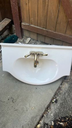 Sink and faucet