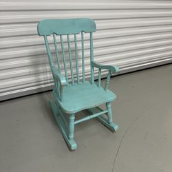Vintage Solid Wood Children’s Rocking Chair