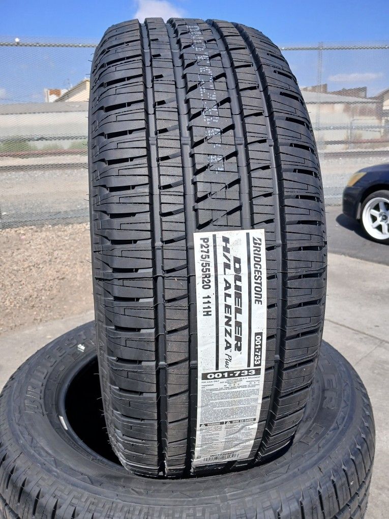 Tires New Bridgestone Duler HT 275 55R20 $680×4 Install Mount And Balance
