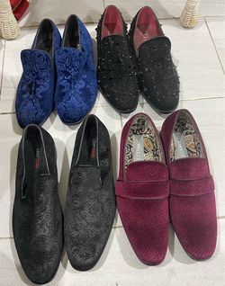 Lot of 4 Pairs Men's Dress Loafers