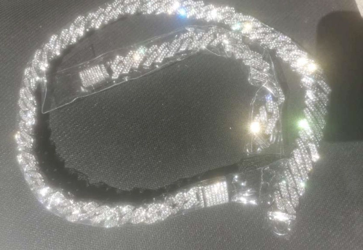 Moissanite SET CHAIN AND BRACELET