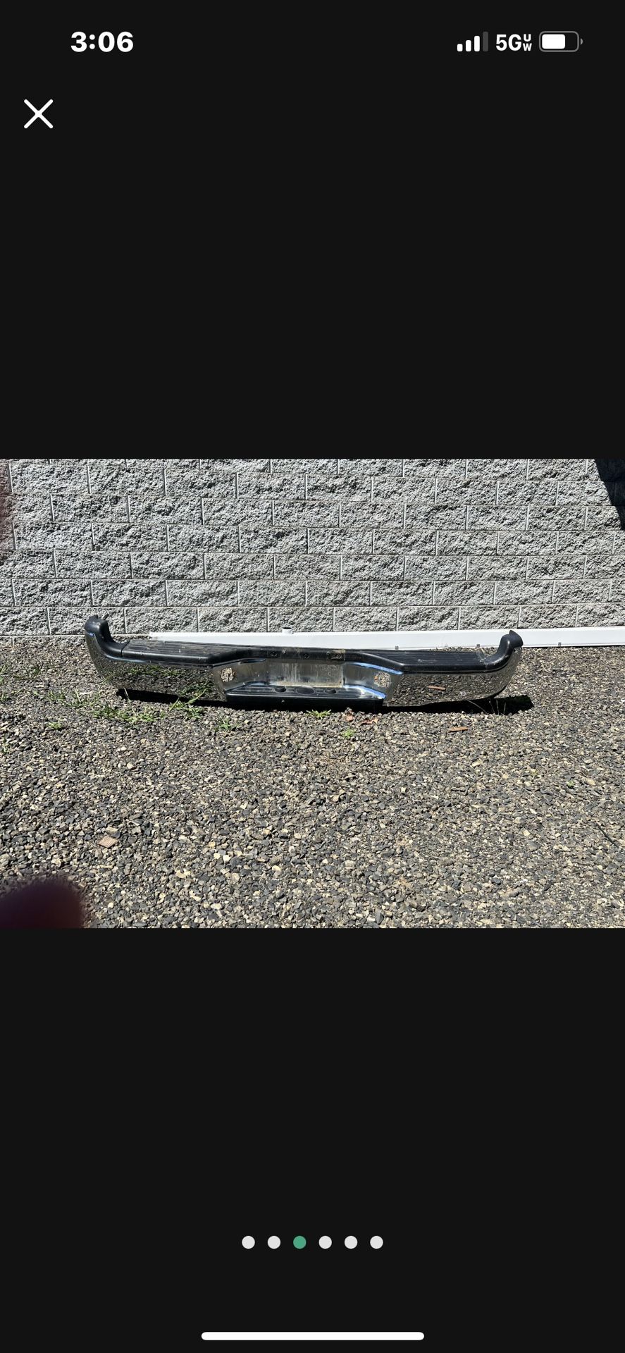 Toyota Tacoma Back Bumper 2005-2015