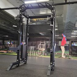 Vesta Pro Series 2in1 Squat Rack | Functional Trainer | 400lb Weight Stack | Commercial Grade | Gym Equipment | FREE DELIVERY🚚 🔴Plus SALES TAX 💲
