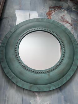 Beautiful metal mirror . 3ft wide