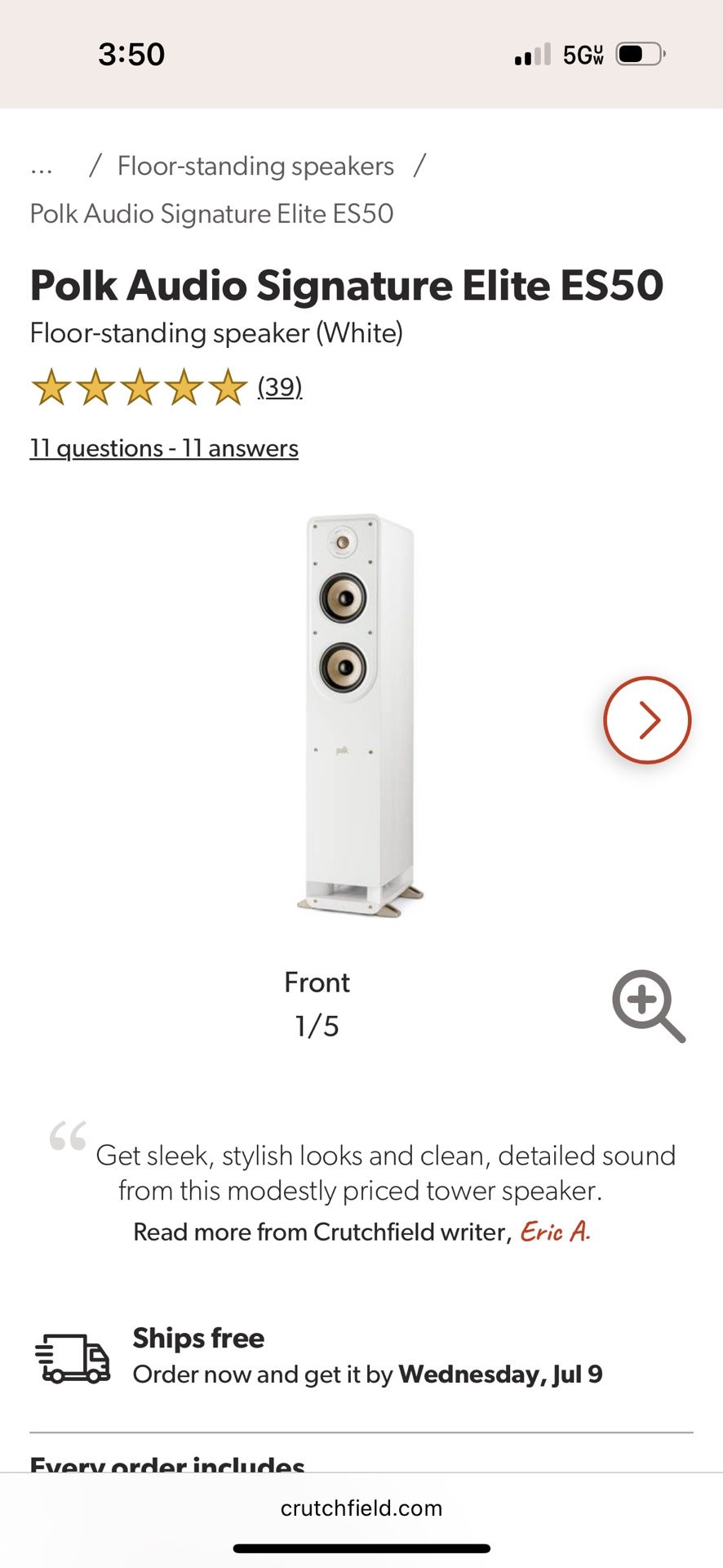 Polk Speakers
