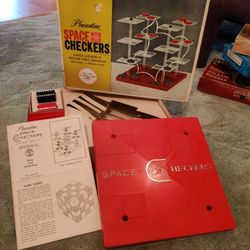 VINTAGE SPACE CHECKERS GAME (STAR TREK)