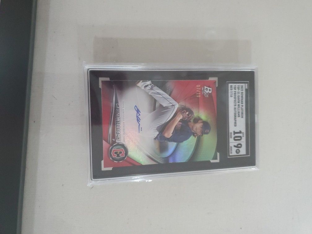 Gavin Williams Baseball Graded Card