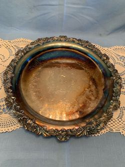 Silver tray