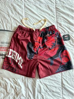Civil Regime Deadpool mesh shorts size small. Marvel