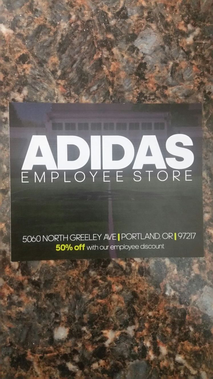 Adidas Employee Store Pass