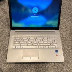 HP 17.3 Inch Laptop Intel 11th Gen i5-1135G7, 12GB RAM, 1TB HDD,  DVD+RW, Silver, Windows 10Home