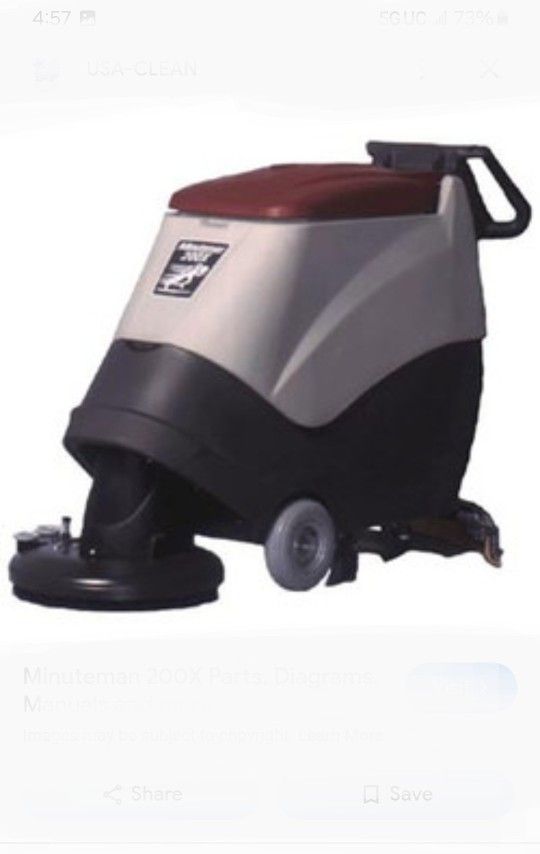 Minuteman 200x Floor Scrubber Traction Drive 120V