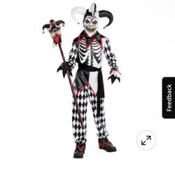 Sinister Jester Halloween Costumes (k005)