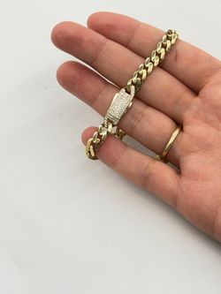 10KT Real Gold Monaco Bracelet