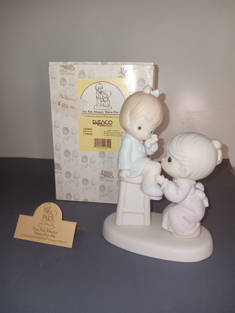 "You are always there for me" Precious Moments figuring