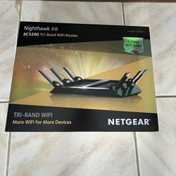 Netgear Nighthawk X6 Ac3200 Tri-band WiFi Router