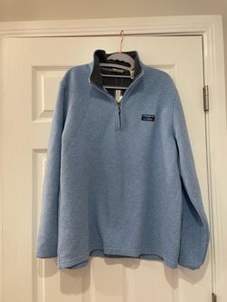Men's Lakewashed Double-Knit Quarter-Zip Pullover